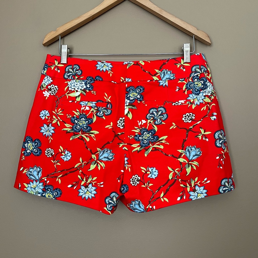 {LOFT} The Riviera Floral Short in Red - Womens 4 - Picture 4 of 9